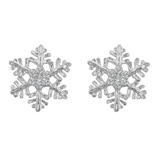 Snowflake Stud Earrings