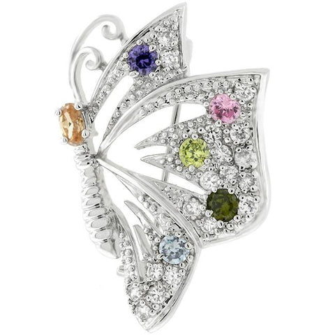 Colorful Butterfly Brooch