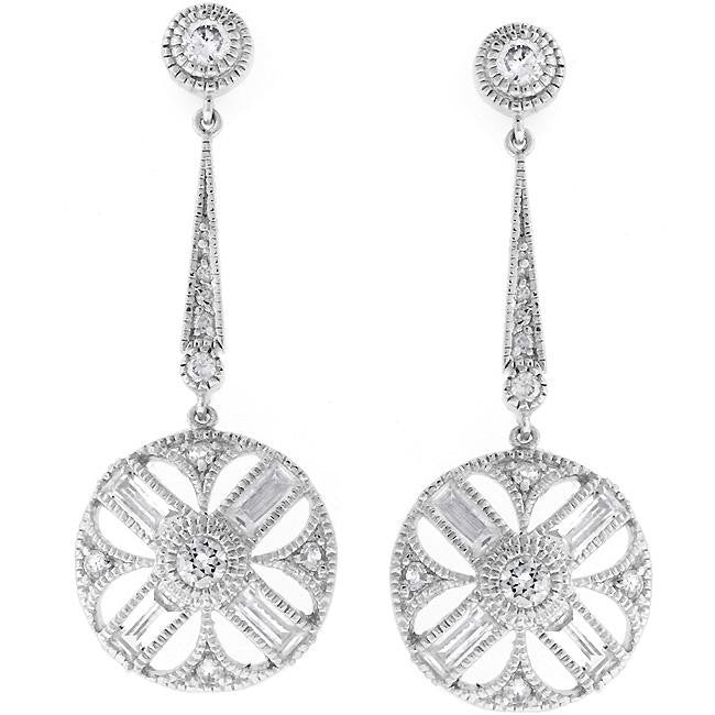 Cubic Zirconia Zodiac Earrings