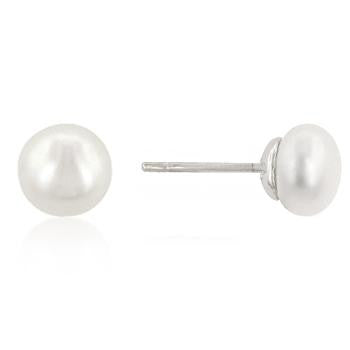 Sterling Silver Pearl Earrings