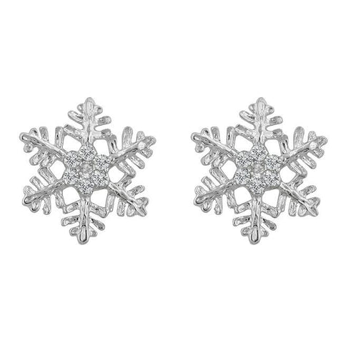 Snowflake Stud Earrings