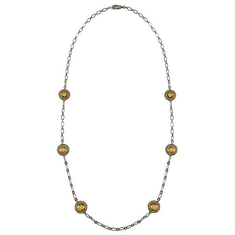 Antique Bronze 24 Inch Fancy Fashion Necklace