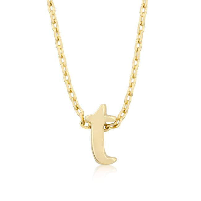 Golden Initial T Pendant