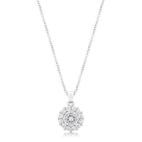 Bella Bridal Pendant In Clear