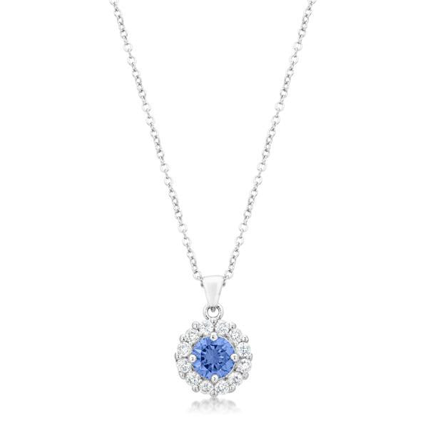 Bella Bridal Pendant in Light Purple