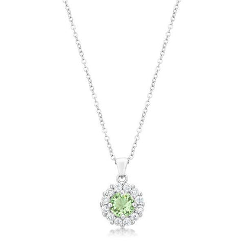 Bella Bridal Pendant In Peridot