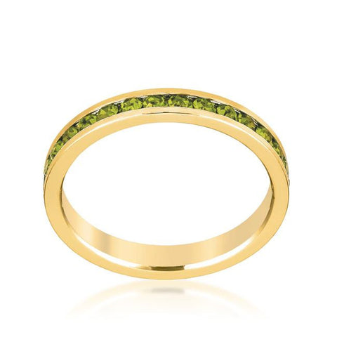 Stylish Stackables Olive Gold Ring