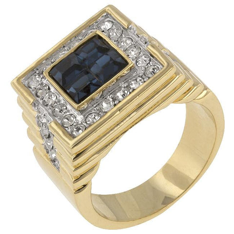 Deep Sea Cubic Zirconia Ring