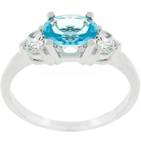 Oval Serenade Triplet Ring