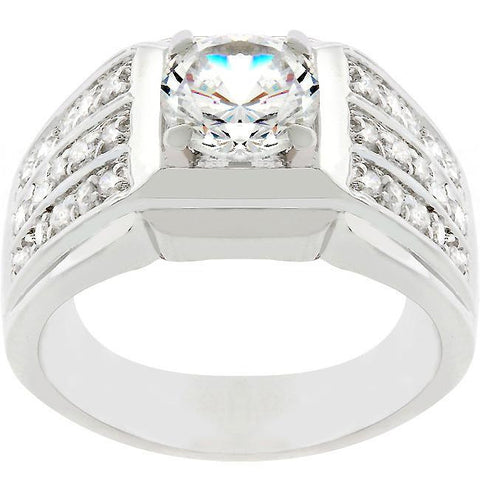 Rock Solid Cubic Zirconia Ring
