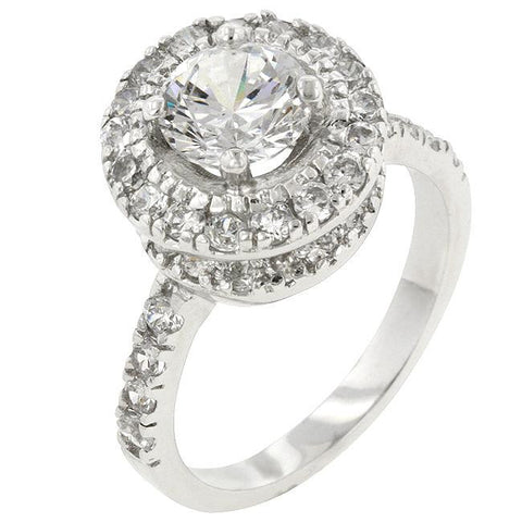Silvertone Majestic Ring