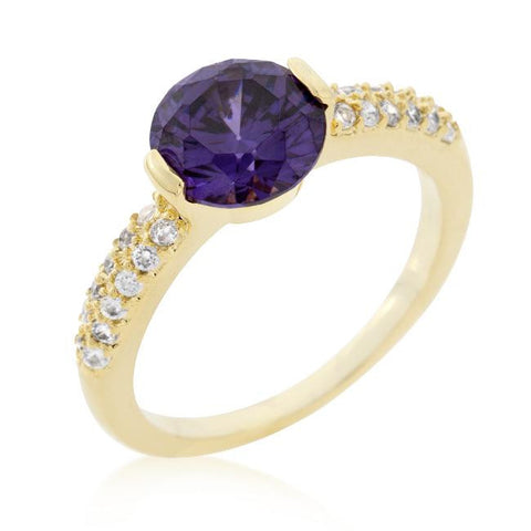 Purple Isabelle Engagement Ring