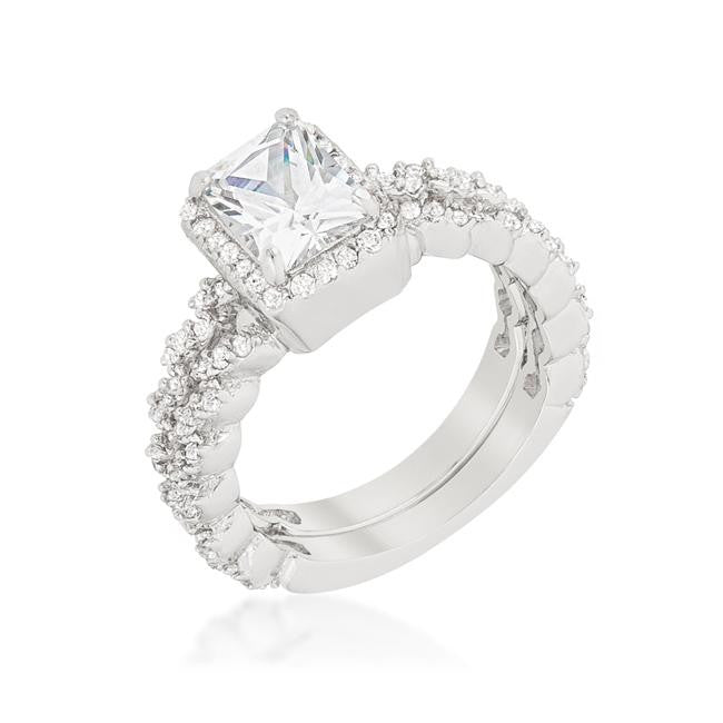 Halo Radiant Wedding Set